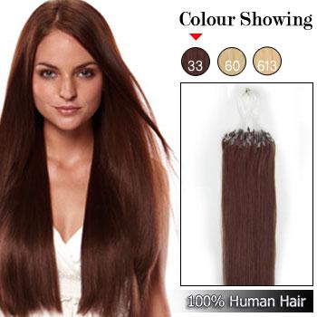 Micro rings/loop hair human hair extensions #33