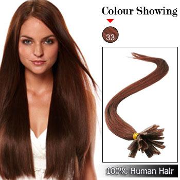 Nail Tip Human Prebond Hair Extensions #33