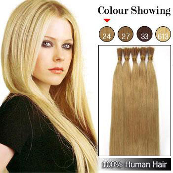 Stick/I Tip Human Prebond Hair Extensions #24